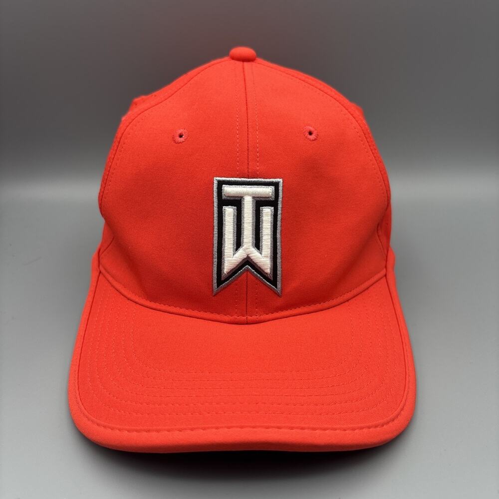 Nike Tiger Woods TW Collection Golf Hat Red Adjustable Cap